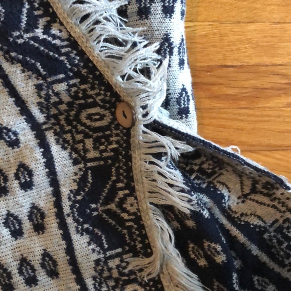 Poncho blue and gray - Picture 4 of 6